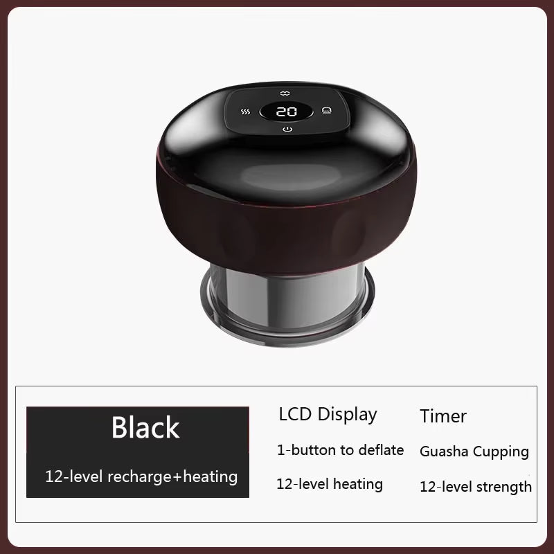 Revolutionize Your Self-Care Routine with the Smart Electric Vacuum Cupping Massager β Perfect for Back, Neck, and Arm Relaxation!