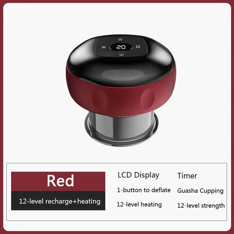 Revolutionize Your Self-Care Routine with the Smart Electric Vacuum Cupping Massager β Perfect for Back, Neck, and Arm Relaxation!
