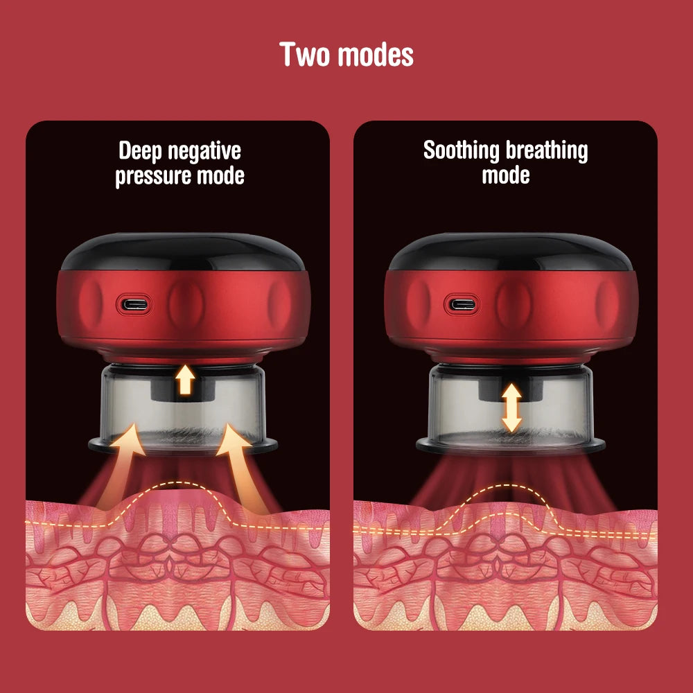 Revolutionize Your Self-Care Routine with the Smart Electric Vacuum Cupping Massager β Perfect for Back, Neck, and Arm Relaxation!