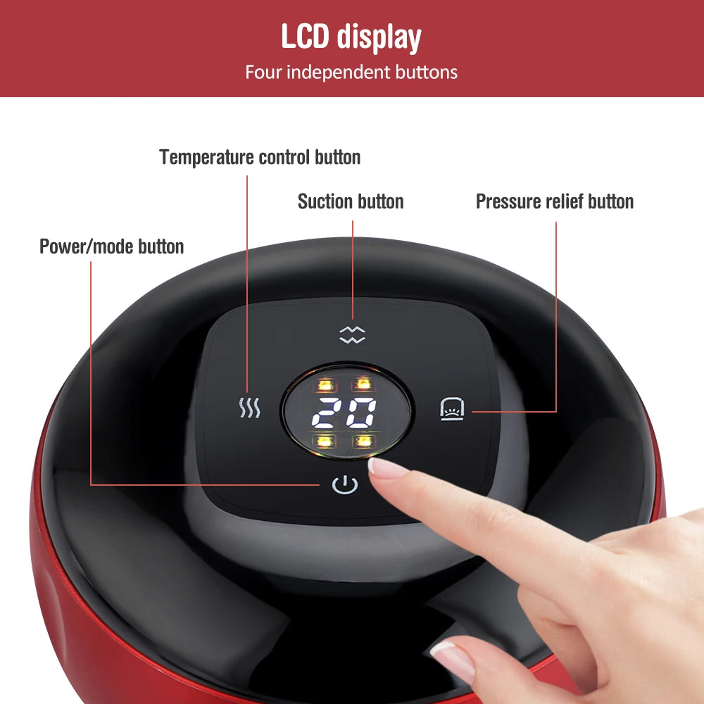 Revolutionize Your Self-Care Routine with the Smart Electric Vacuum Cupping Massager β Perfect for Back, Neck, and Arm Relaxation!