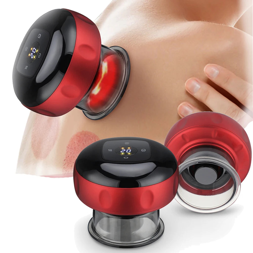 Revolutionize Your Self-Care Routine with the Smart Electric Vacuum Cupping Massager β Perfect for Back, Neck, and Arm Relaxation!