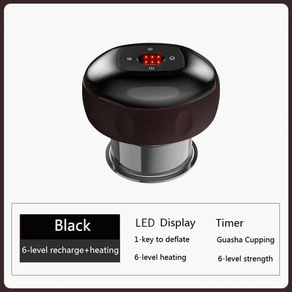Revolutionize Your Self-Care Routine with the Smart Electric Vacuum Cupping Massager – Perfect for Back, Neck, and Arm Relaxation!