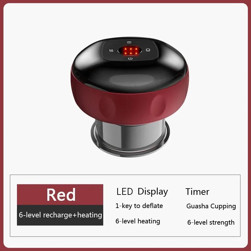 Revolutionize Your Self-Care Routine with the Smart Electric Vacuum Cupping Massager – Perfect for Back, Neck, and Arm Relaxation!