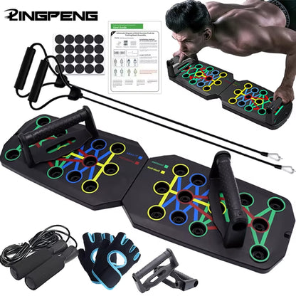 Elevate Your Workout with the Push-Up Board Set: Multifunctional Portable Fitness Equipment for Comprehensive Strength Training