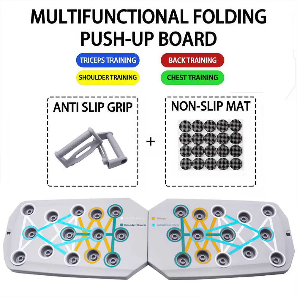 Elevate Your Workout with the Push-Up Board Set: Multifunctional Portable Fitness Equipment for Comprehensive Strength Training