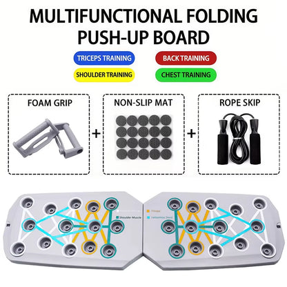 Elevate Your Workout with the Push-Up Board Set: Multifunctional Portable Fitness Equipment for Comprehensive Strength Training